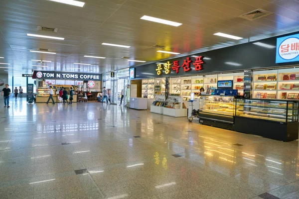 Busan South Korea Circa May 2017 Gimhae International Airport Domestic — Stock Photo, Image