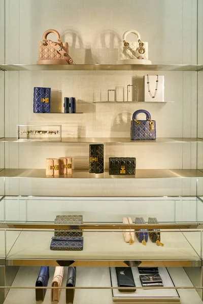 Рим Италия Circa November 2017 Dior Products Sit Display Second — стоковое фото