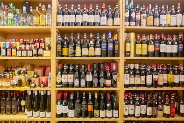 Rome Italië Circa November 2017 Planken Een Supermarkt Rome — Stockfoto