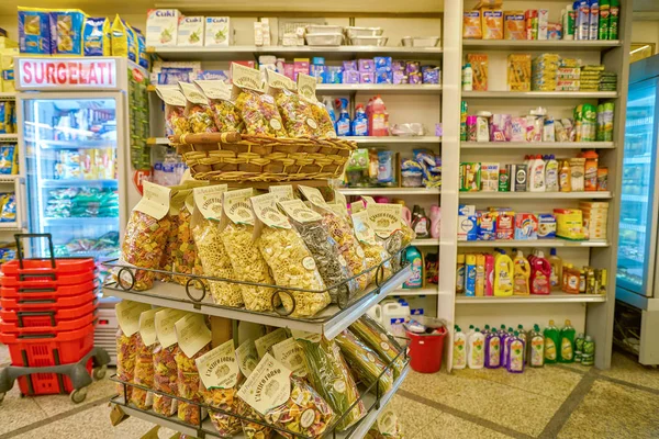 Rome Italie Circa Novembre 2017 Macaronis Exposés Dans Une Épicerie — Photo