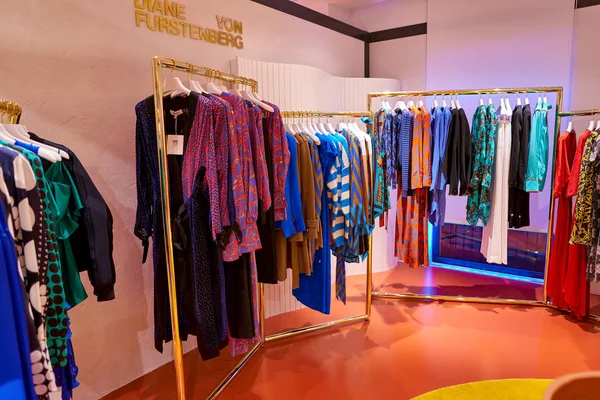 Rome Italy Circa November 2017 Diane Von Furstenberg Clothing Display — Stock Photo, Image