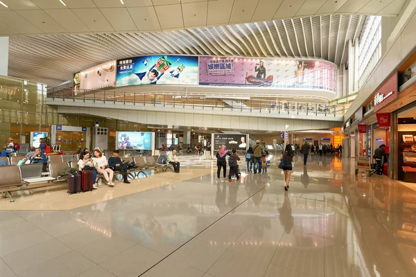 Hong Kong Diciembre 2015 Dentro Del Aeropuerto Internacional Hong Kong — Foto de Stock