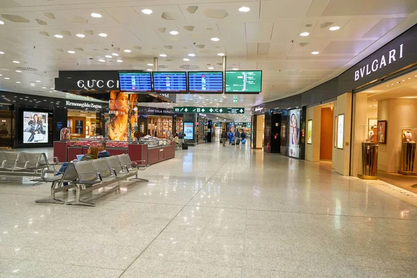 Milaan Malpensa Italië Omstreeks November 2017 Binnenkant Milan Malpensa Airport — Stockfoto