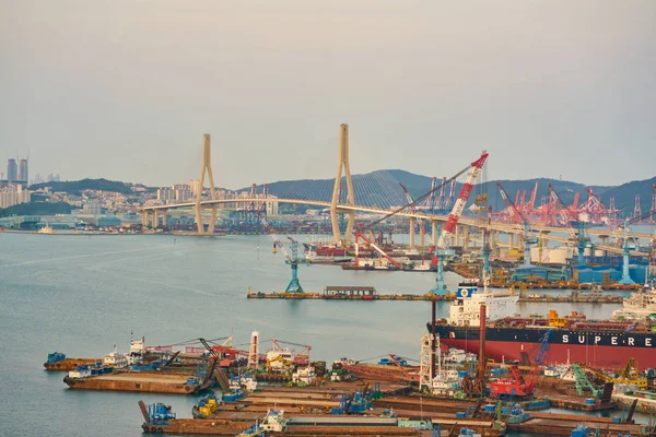 Busan Corea Del Sur Circa May 2017 Vista Busan Desde — Foto de Stock