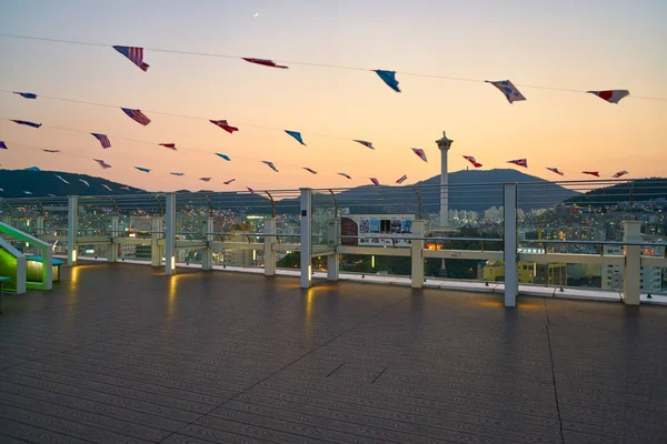 Busan South Korea Circa May 2017 Observation Area Top Lotte — Stock Photo, Image