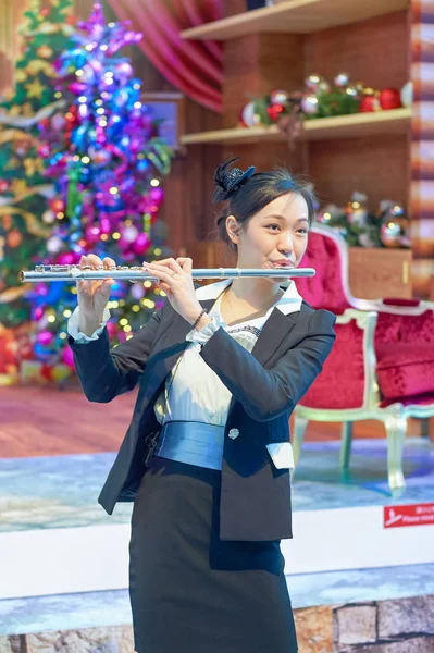 Hong Kong December 2015 Instrumental Flash Mob Hong Kong Interntational — Stock Photo, Image