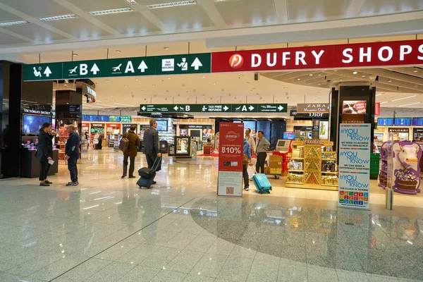 Milano Malpensa Italien Circa November 2017 Inuti Milan Malpensa Airport — Stockfoto