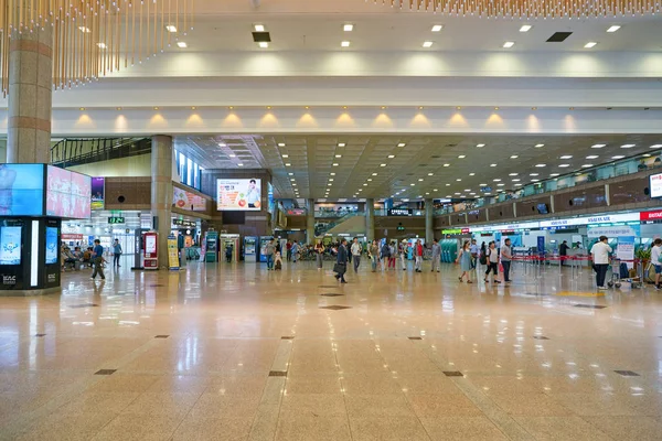 Μπουσάν Νότια Κορέα Circa Μαΐου 2017 Μέσα Gimhae Αεροδρόμιο Τερματικό — Φωτογραφία Αρχείου