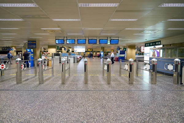 Milánó Malpensa Olaszország November 2017 Belső Milan Malpensa Airport Terminal — Stock Fotó