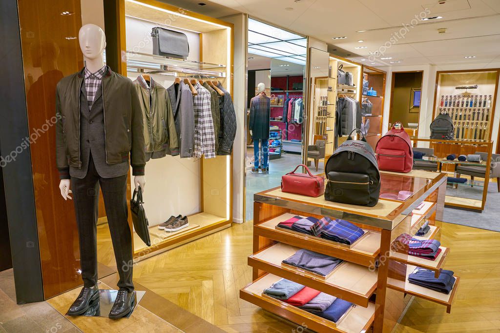 Milano Italia Circa Novembre 2017 Vari Abiti Mostra Alla