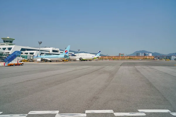 Busan Corea Del Sur Circa Mayo 2017 Aeropuerto Internacional Gimhae — Foto de Stock