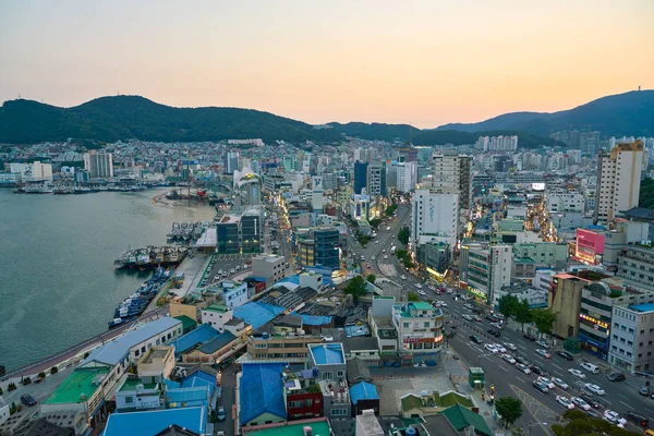 Busan South Korea Circa Maj 2017 Beskåda Busan Från Varuhuset — Stockfoto