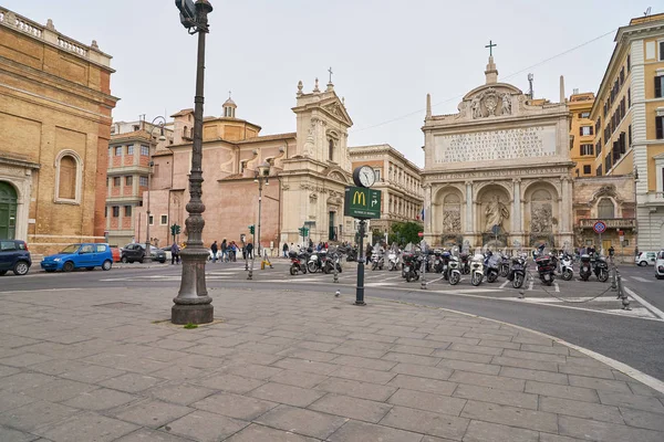 Roma Italia Circa Noviembre 2017 Una Señal Que Muestra Dirección — Foto de Stock