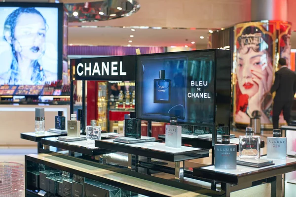 Chanel Light Banner in Shop at Duty Free Cosmetics Boutiques at the  International Airport at Charles De Gaulle, Paris. Luxury Editorial  Photography - Image of business, beauty: 196238347