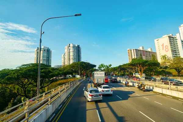 Singapore stadslandskapet — Stockfoto