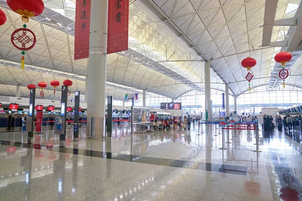 Aeroporto Internacional de Hong Kong — Fotografia de Stock