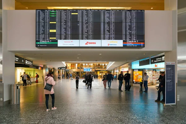 Aeroporto internazionale di Zurigo — Foto Stock