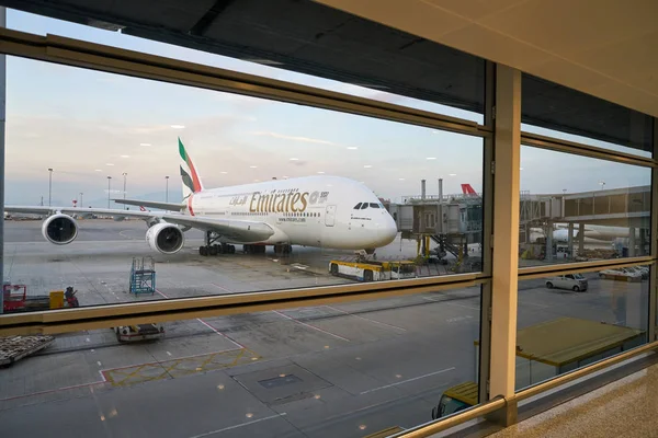 Emirates Airbus A380 — Stok Foto