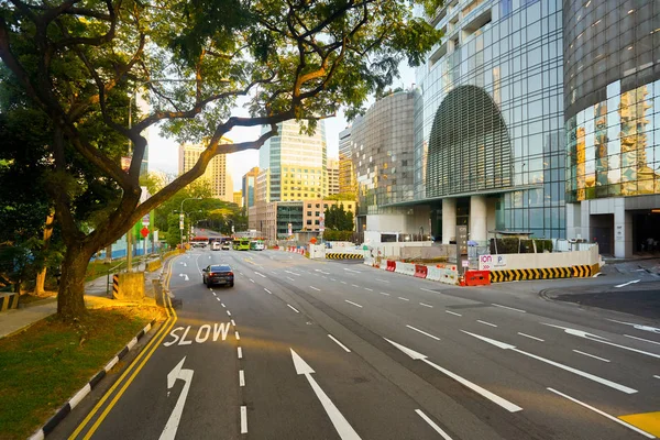 Městská krajina Singapur — Stock fotografie