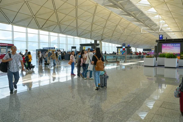 Internationale luchthaven Hongkong — Stockfoto