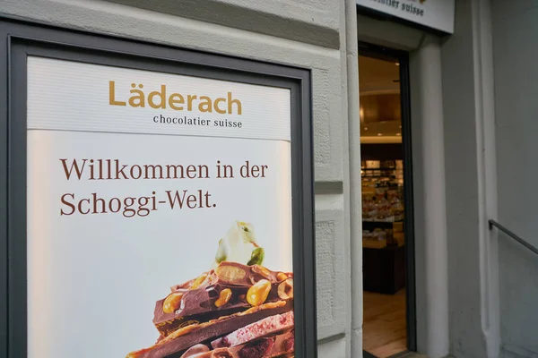 Tienda Laderach en Zurich — Foto de Stock