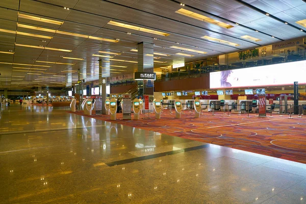 Changi aeroporto internacional — Fotografia de Stock