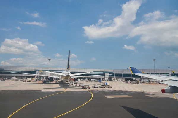 Changi aeroporto internacional — Fotografia de Stock