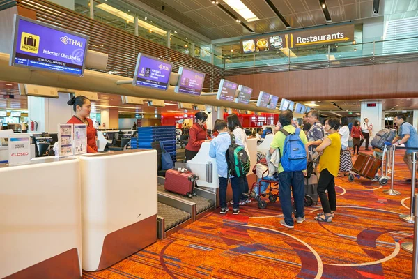 Internationale luchthaven Changi — Stockfoto