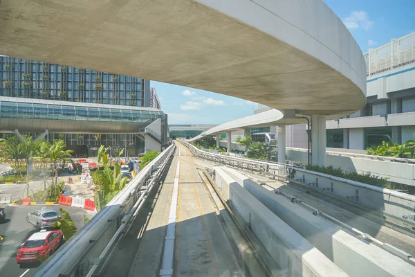 De Skytrain Changi Airport — Stockfoto