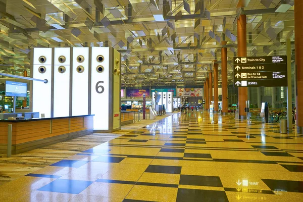 Flughafen singapore changi — Stockfoto