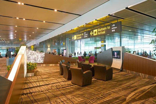 シンガポール ・ チャンギ国際空港 — ストック写真
