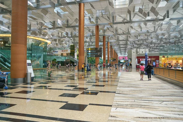 Szingapúr-Changi repülőtér — Stock Fotó