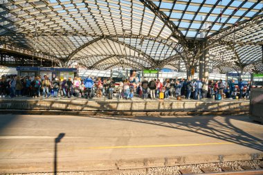 Köln Merkez tren garına