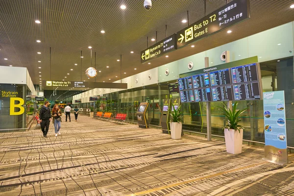 新加坡樟宜机场 — 图库照片