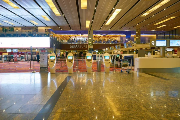 Changi nemzetközi repülőtér — Stock Fotó