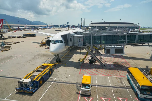 Aeroportul Internațional Hong Kong — Fotografie, imagine de stoc