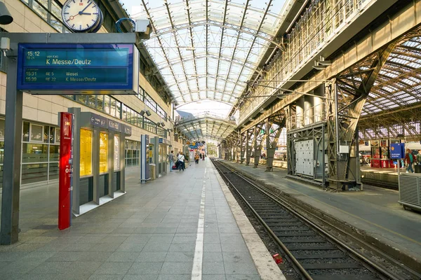 Estación principal de Colonia — Foto de Stock