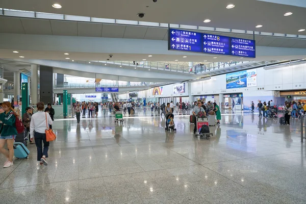 Mezinárodní letiště v Hong Kongu — Stock fotografie