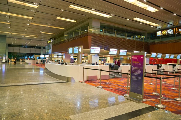 Changi aeroporto internacional — Fotografia de Stock