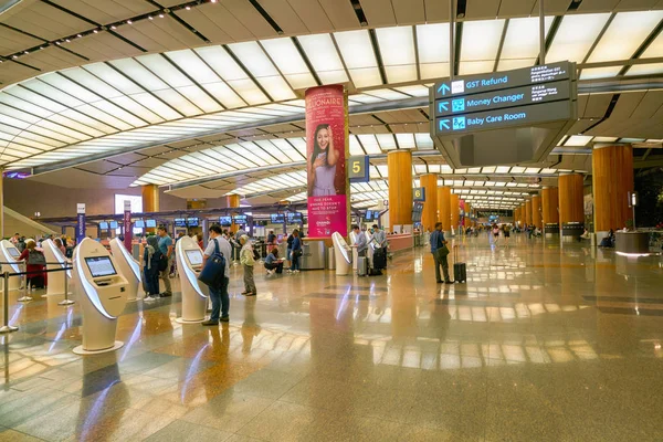 Changi aeroporto internacional — Fotografia de Stock