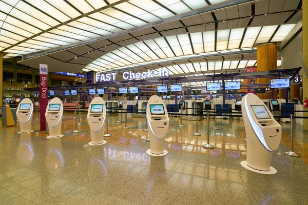 Changi aeroporto internacional — Fotografia de Stock