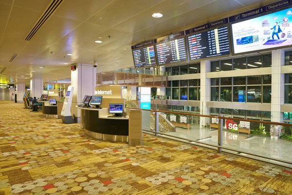 Flughafen singapore changi — Stockfoto