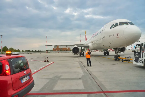 Luchthaven Venetië Marco Polo — Stockfoto