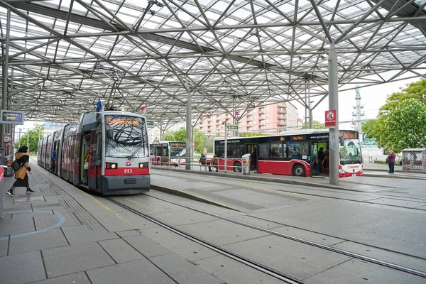 Wien Praterstern — Stock fotografie