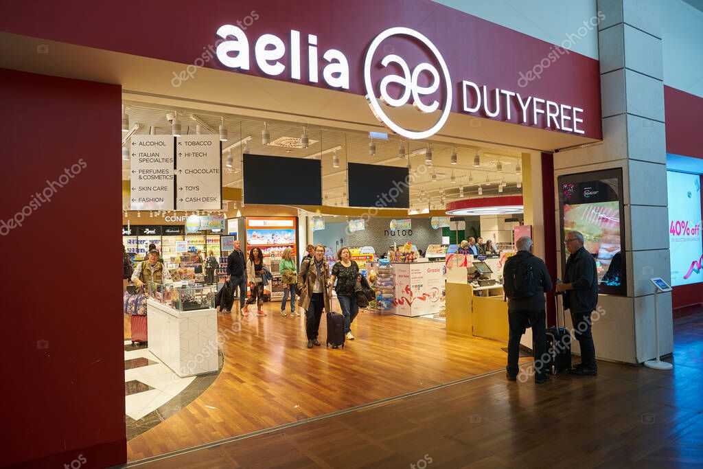 VENICE, ITALY - CIRCA MAY, 2019: interior shot of Venice Marco Polo Airport.