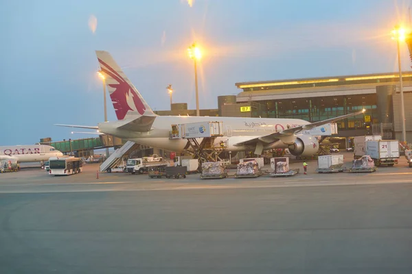Qatar Airways. — Stock Photo, Image