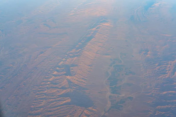 Blick aus modernen Düsenflugzeugen — Stockfoto