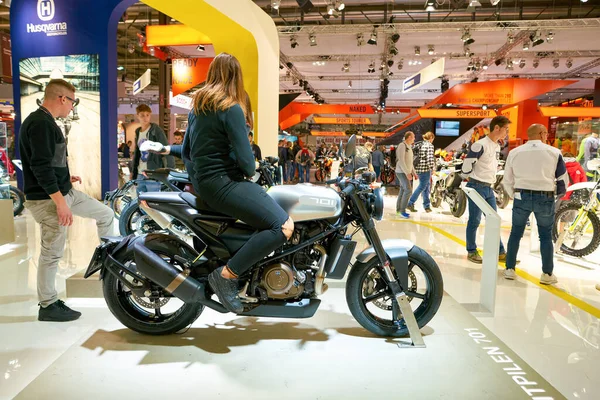 Eicma-utställning — Stockfoto