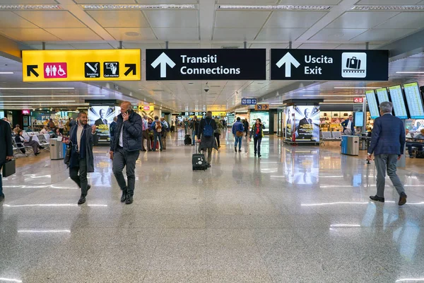 Fiumicinos internationella flygplats — Stockfoto