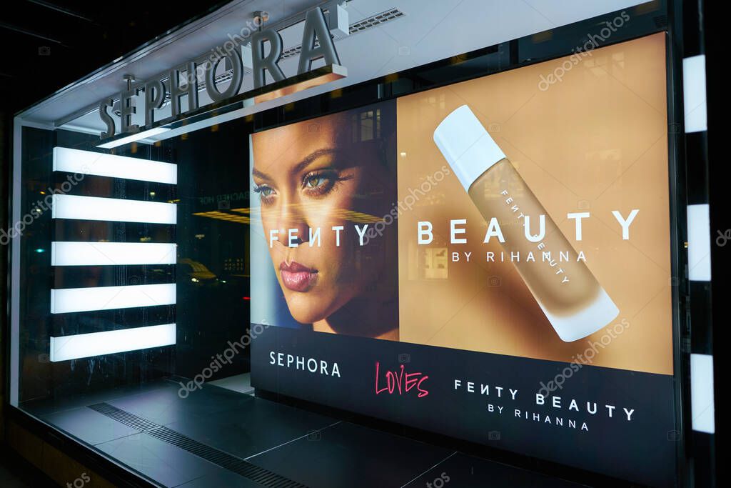 DUSSELDORF, GERMANY - CIRCA SEPTEMBER, 2018: Sephora store in Dusseldorf